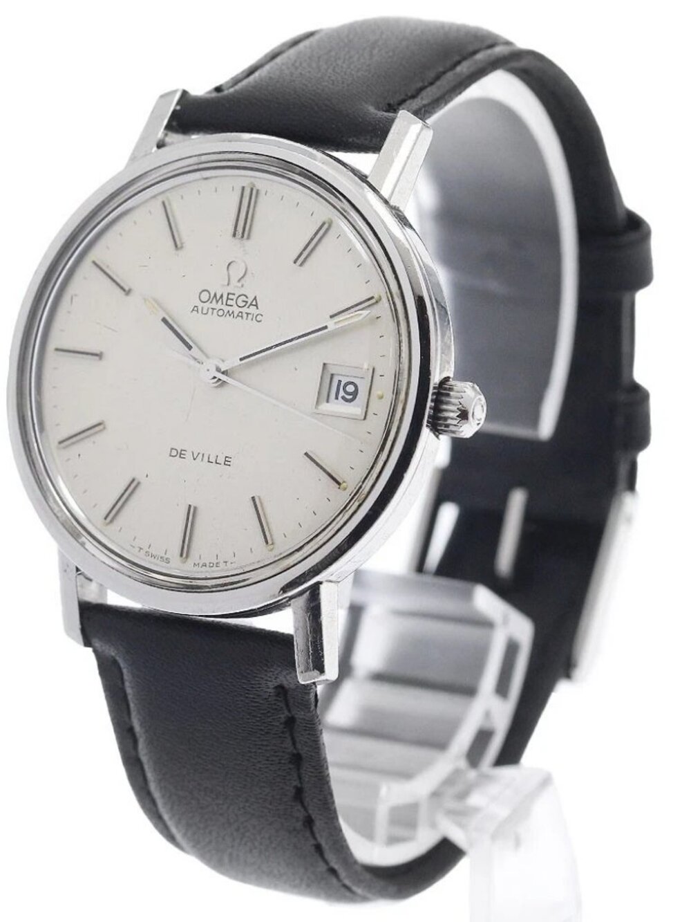 OMEGA De Ville 166.0161 Cal.1012 Date Silver Dial Automatic Men's Watch_950716